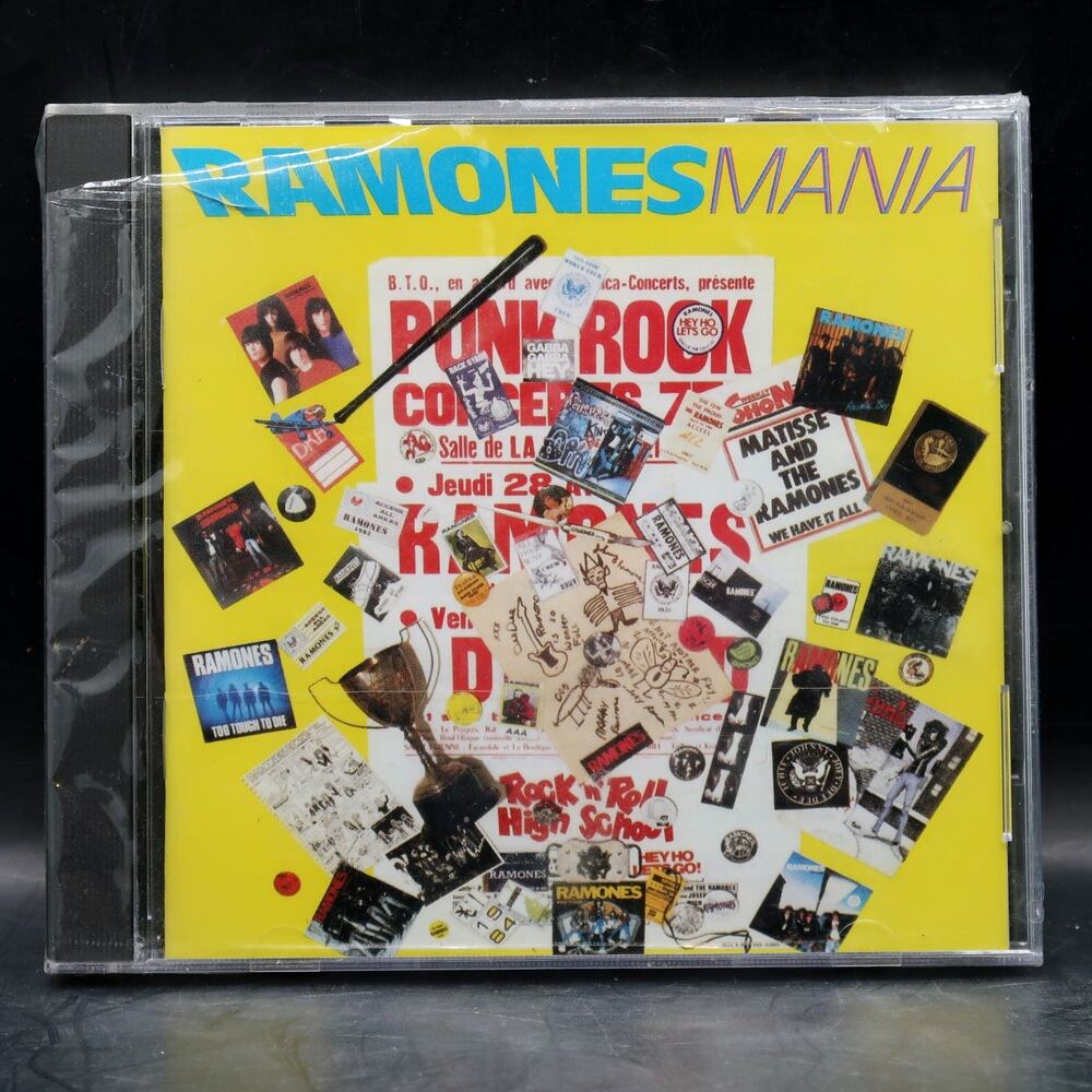 Ramones CD RamonesMania Sire Records Vintage New Sealed 1988 Punk Greatest Hits